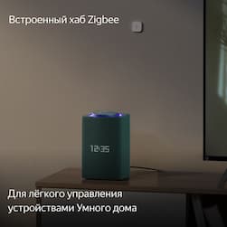 Умная колонка Яндекс Макс с Zigbee 65W, 65 Вт зеленый— фото №6