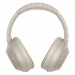 Беспроводные наушники Sony WH-1000XM4, серебристый— фото №1