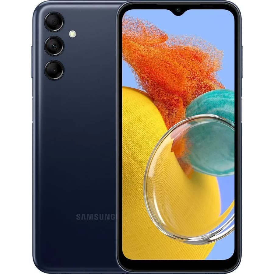 Смартфон Samsung Galaxy M14 128Gb, синий (РСТ)— фото №0