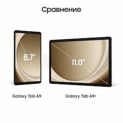 Планшет 11″ Samsung Galaxy Tab A9+ 5G 4Gb, 64Gb, серебристый (РСТ)— фото №2