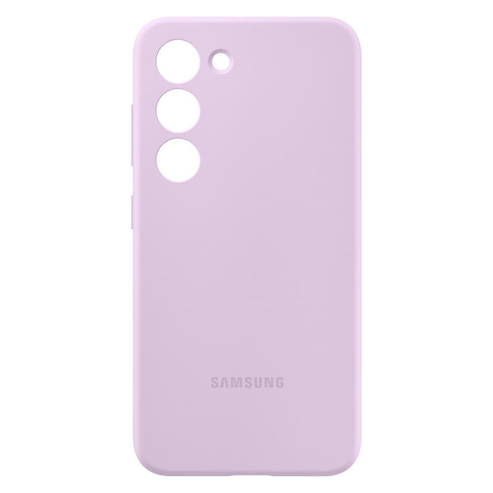 Чехол-накладка Samsung Silicone Case для Galaxy S23+, силикон, лиловый— фото №0