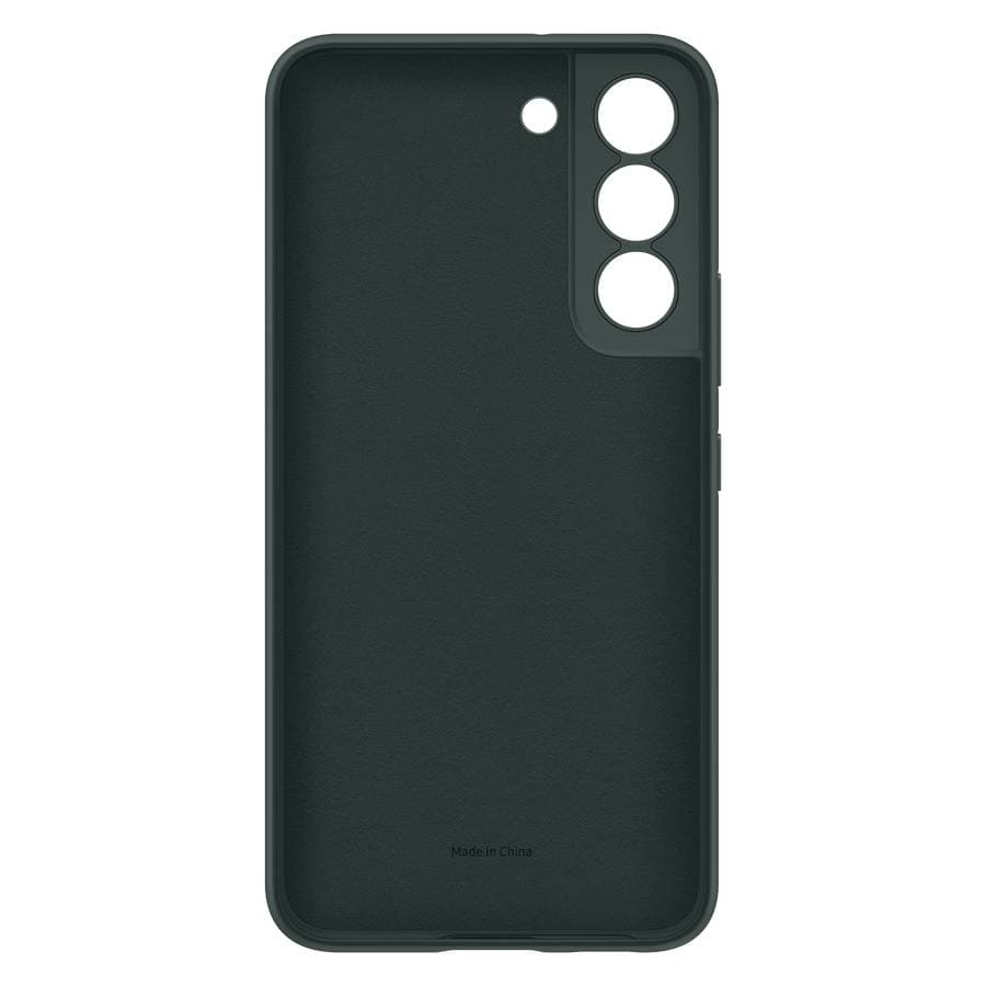 Чехол-накладка Samsung Silicone Cover для Galaxy S22, силикон, зеленый— фото №2