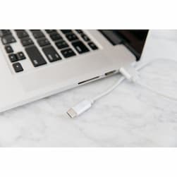 Кабель uBear Cord USB-C / USB-A, 2A, Вт  1,2м, серый— фото №6