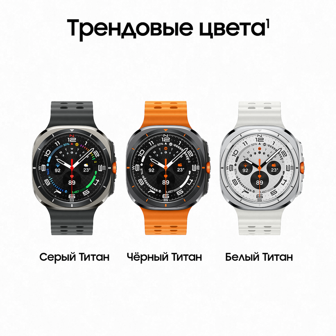 Samsung Galaxy Watch Ultra LTE 47mm, черный титан (РСТ)— фото №1