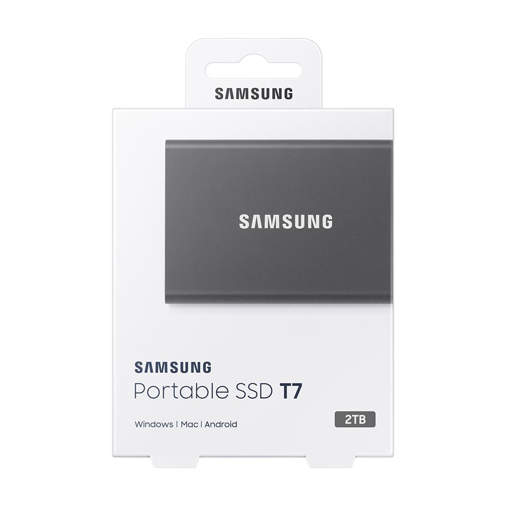 Внешний SSD накопитель Samsung Т7, 2000GB. серый— фото №7