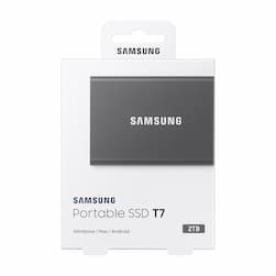 Внешний SSD накопитель Samsung Т7, 2000GB. серый— фото №7