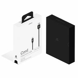 Кабель uBear Cord USB-C / USB-A, 2A, Вт  1,2м, черный— фото №3