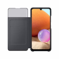 Чехол-книжка Samsung Smart S View Wallet Cover для Galaxy A32, полиуретан, черный— фото №3