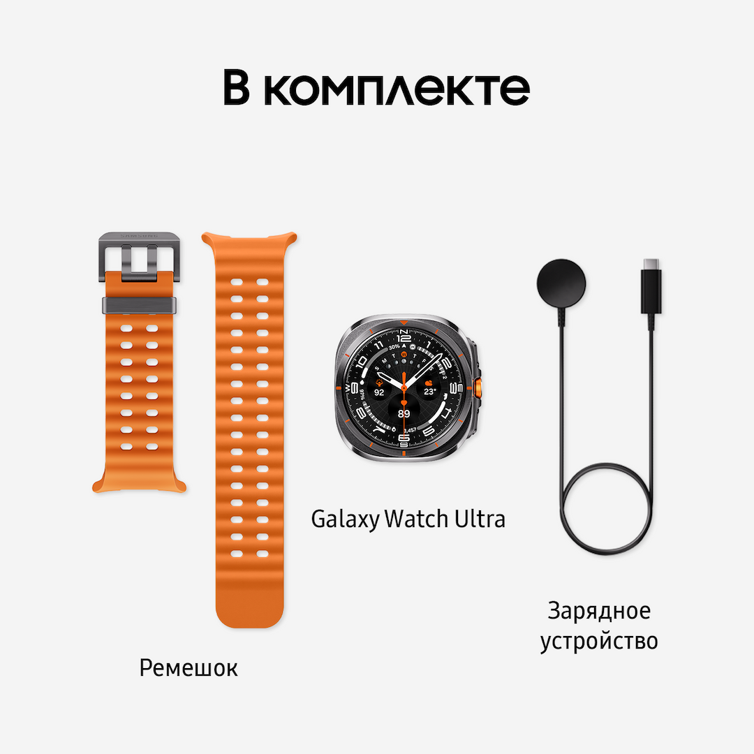 Samsung Galaxy Watch Ultra LTE 47mm, черный титан (РСТ)— фото №16