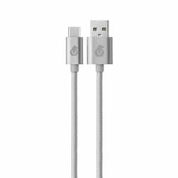 Кабель uBear Cord USB-C / USB-A, 2A, Вт  1,2м, серый— фото №0