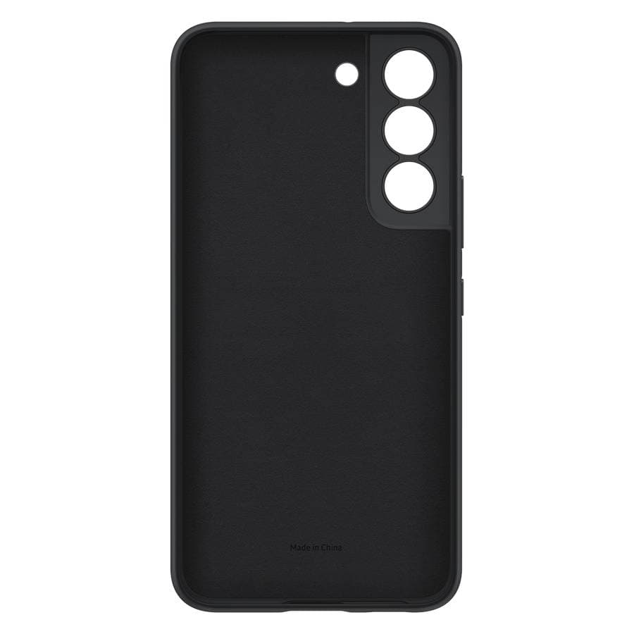 Чехол-накладка Samsung Silicone Cover для Galaxy S22, силикон, черный— фото №2