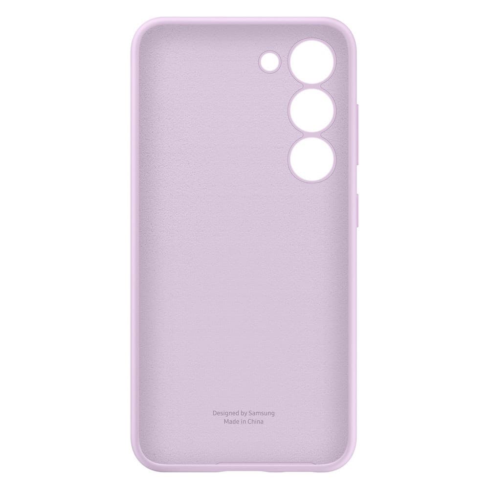 Чехол-накладка Samsung Silicone Case для Galaxy S23+, силикон, лиловый— фото №1