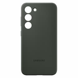 Чехол-накладка Samsung Silicone Case для Galaxy S23+, силикон, хаки— фото №0