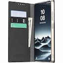 Чехол-книжка Araree Mustang Diary для Galaxy S25 Ultra, экокожа, черный