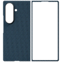 Чехол-накладка uBear Supreme Kevlar Case для Galaxy Z Fold8 Ультра, кевлар, синий