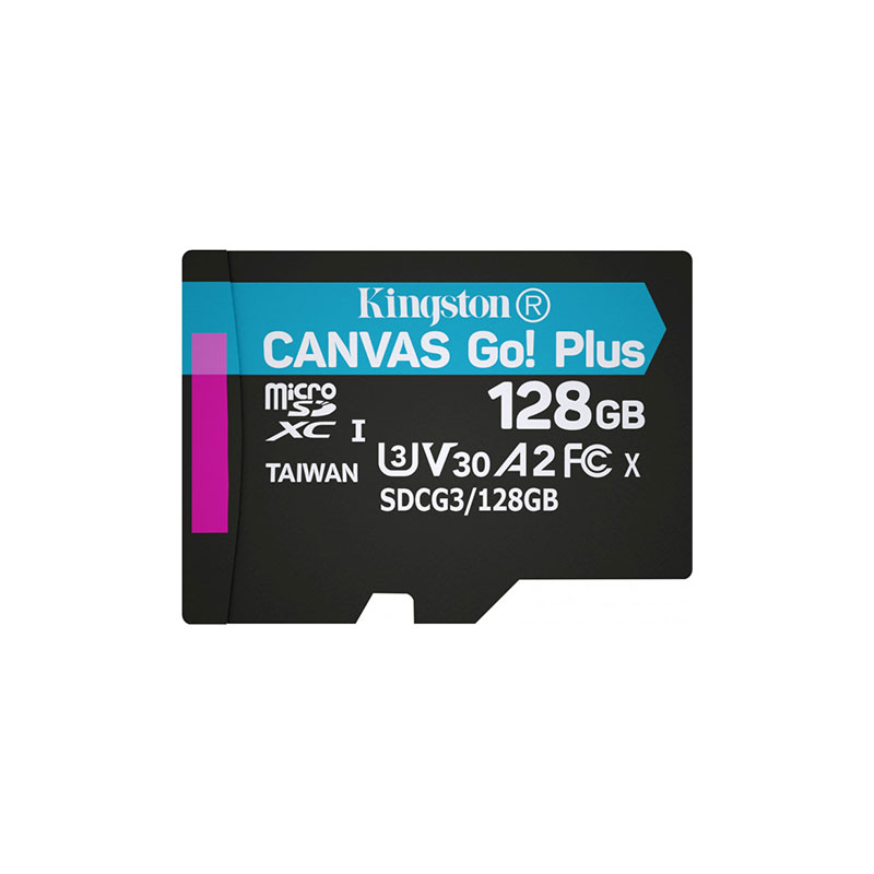 Изображение товара «Карта памяти microSDXC Kingston Canvas Go Plus, 128GB»