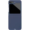 Чехол-накладка VLP Flex Case для Специальной версии Galaxy Z Flip6/Flip7 FE, поликарбонат, темно-синий