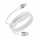 Кабель Asynora магнитный USB data cable USB-C / USB-C, 5A, 100Вт 1м, белый